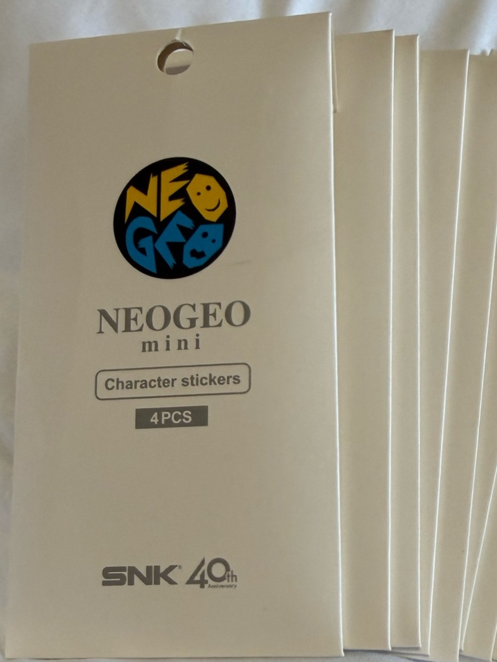 4 new NEOGEO MINI MARQUE CONSOLE STICKERS Random Pack of 4 SNK Official Licensed